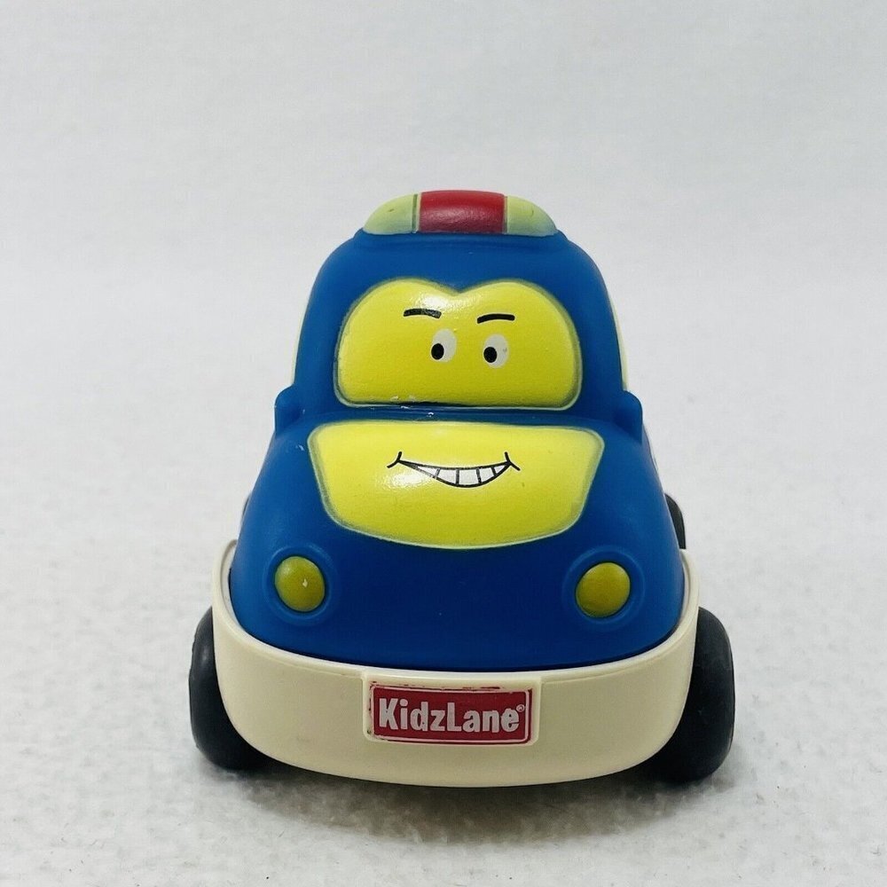 Kidzlane Police Car Toy Rattle Sound Vehicle Pretend Play Action Blue Model 0352